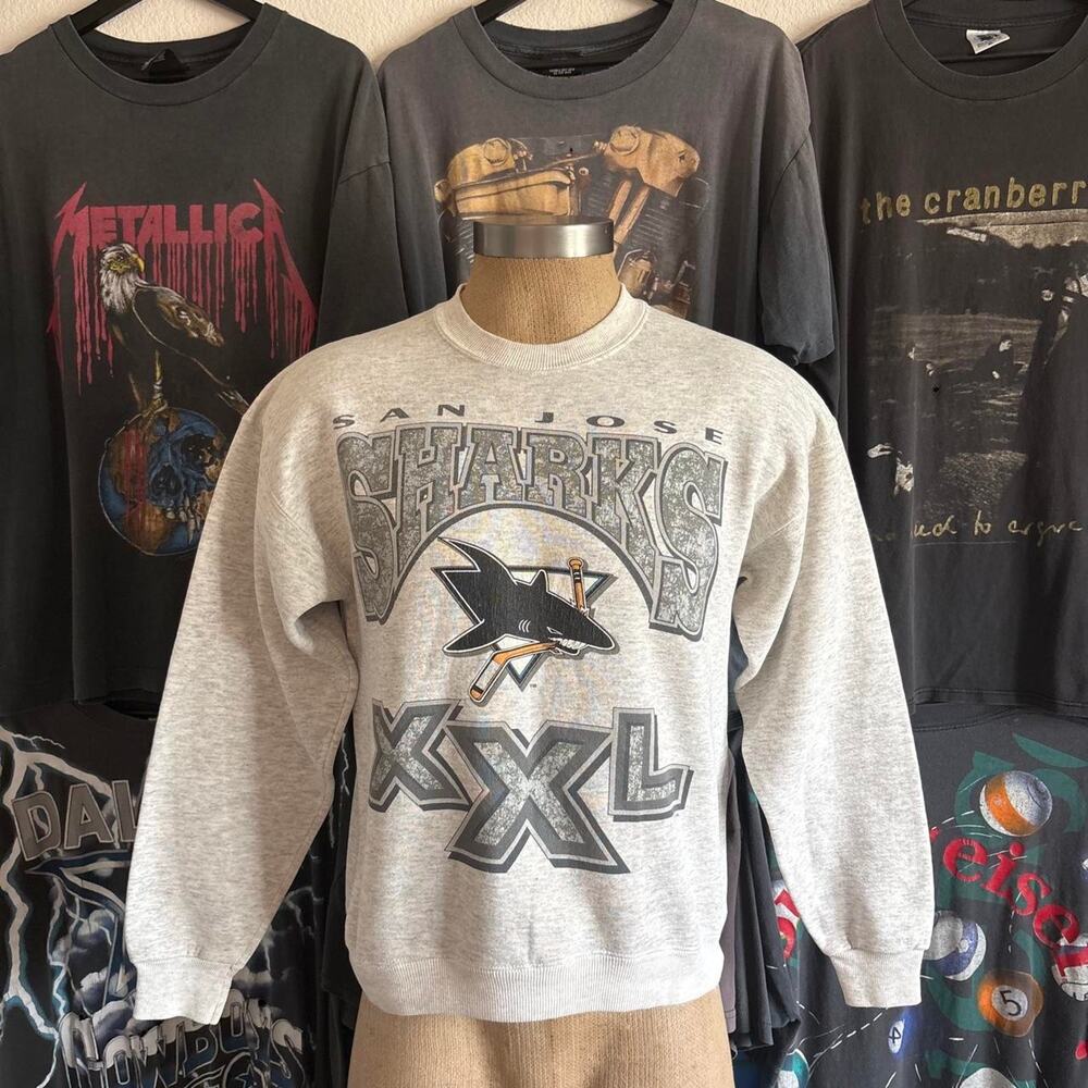 Vintage 1990s San Jose Sharks Crewneck